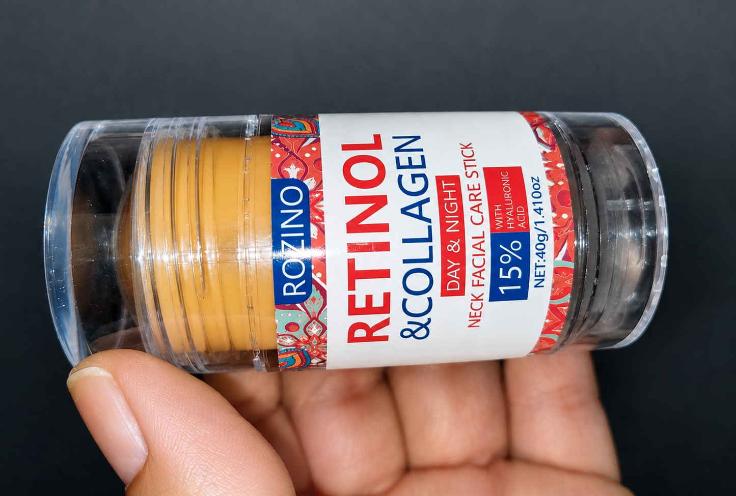 Stick Facial Reafirmante con Retinol y Colágeno – 40 g