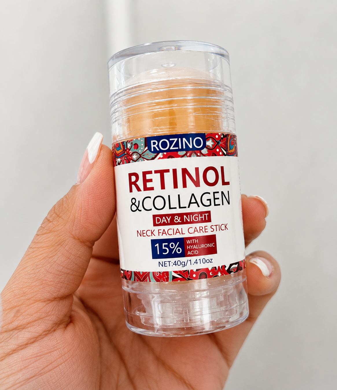 Stick Facial Reafirmante con Retinol y Colágeno – 40 g